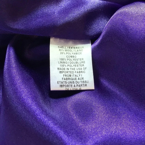 Milly Clarisse Dress Sz 8 Purple Vintage Bustier Cocktail Homecoming Formal EUC - Picture 9 of 10